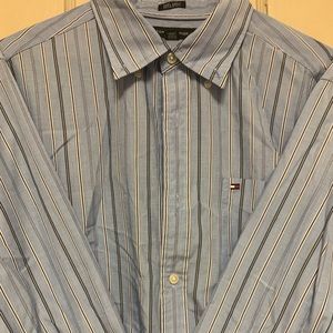 Blue Pattern Tommy Hilfiger Shirt